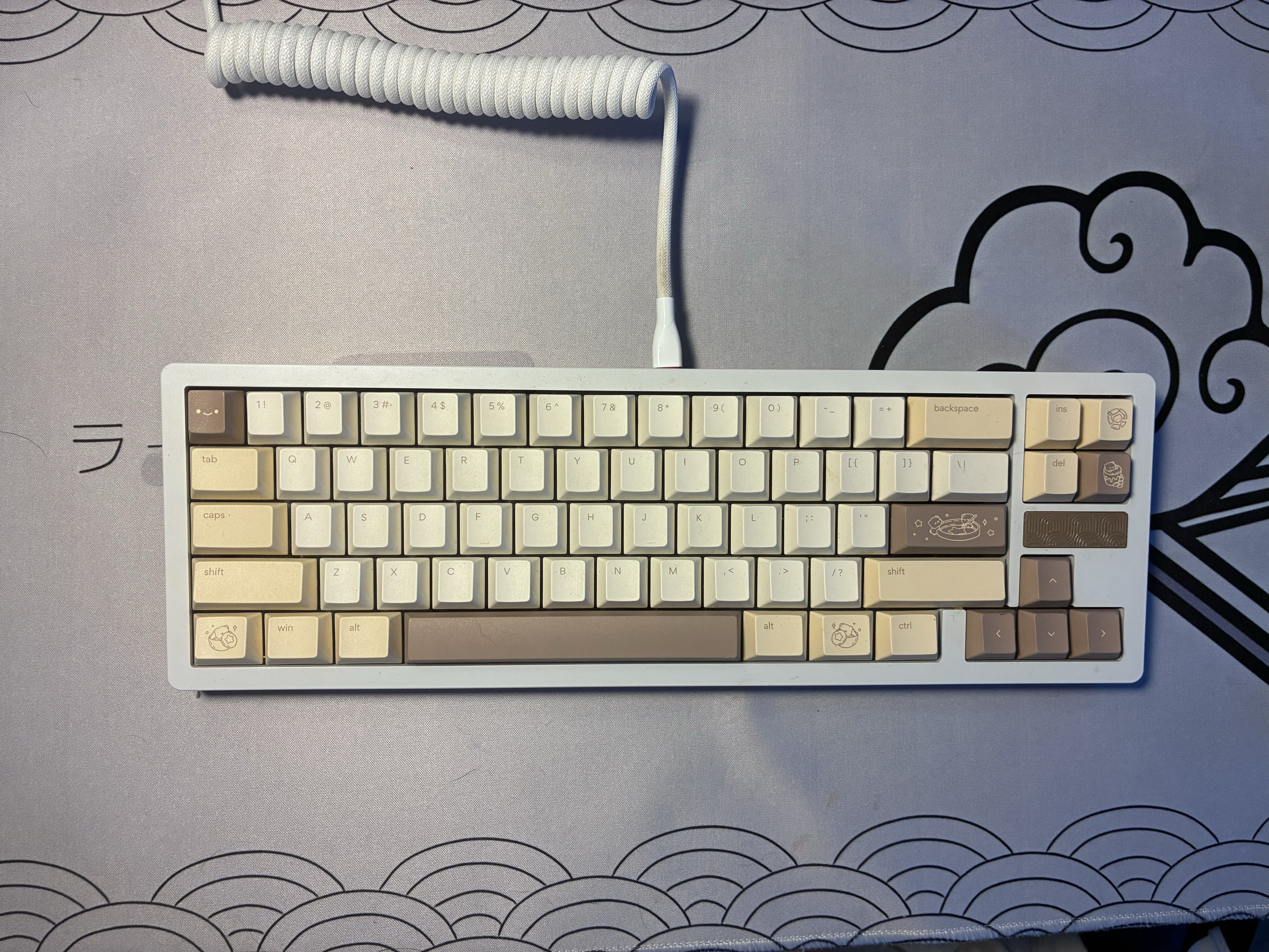 Custom mechanical keyboard built for Kaeda
